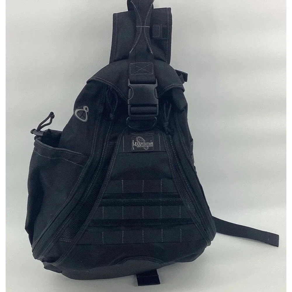 Maxpedition Monsoon Gearslinger Tactical Hard Use Gear Sling Backpack Bag Black